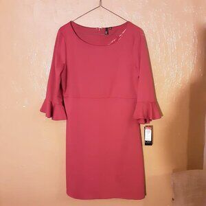MIK WOMENS RED DRESS SIZE LARGE